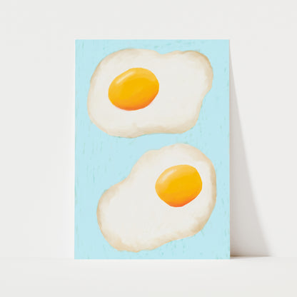 Fried Eggs Print | 3 Colours | Kitchen