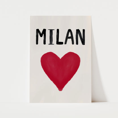 Milan Love Print | Travel