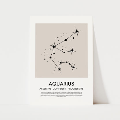 Zodiac Print | 12 Signs | Spiritual