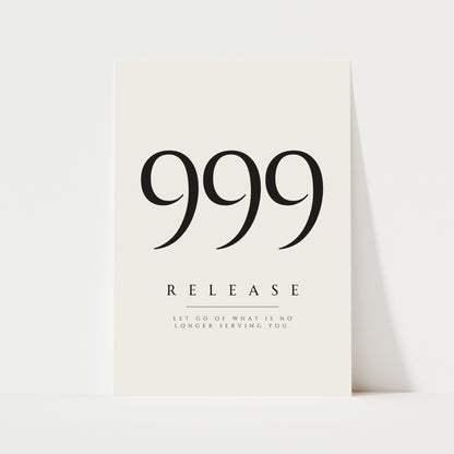 Angel Number Print | 9 Numbers | Spiritual