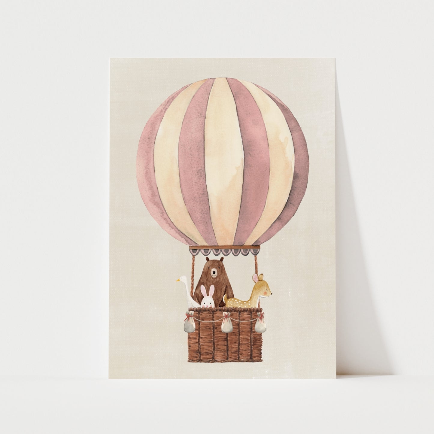 Hot Air Balloon Print | 4 Colours | Nursery & Kids