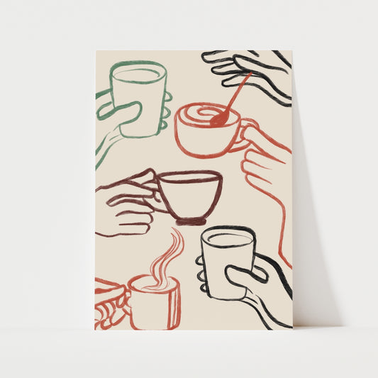 Cuppa Print | 5 Colours | Kitchen