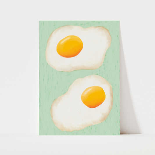 Fried Eggs Print | 3 Colours | Kitchen