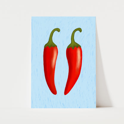 Chillies Print | 2 Colours | Kitchen