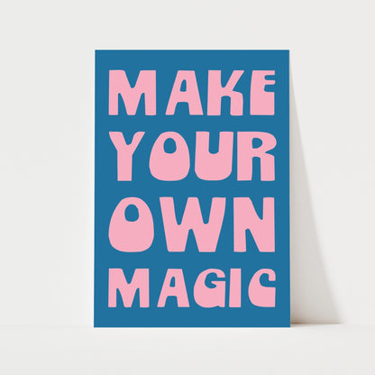 Make Your Own Magic Print | 6 Colours | Typography