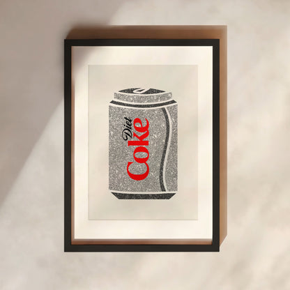 Diet Coke Glitter Print | 4 Colours | Funky