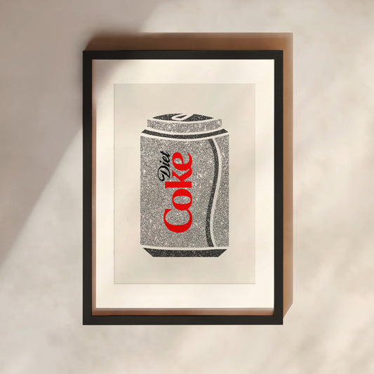 Diet Coke Glitter Print | 4 Colours | Funky