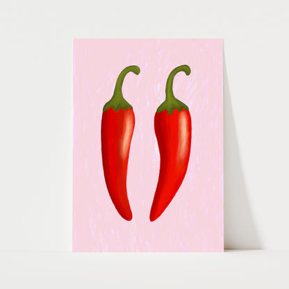 Chillies Print | 2 Colours | Kitchen