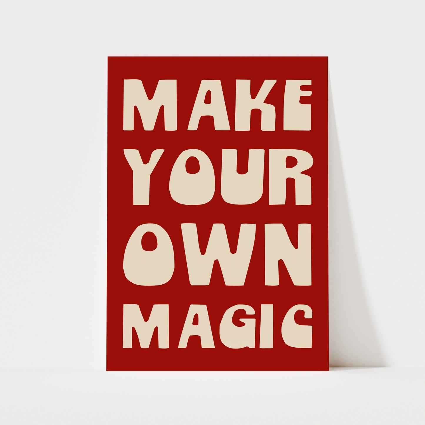 Make Your Own Magic Print | 6 Colours | Typography