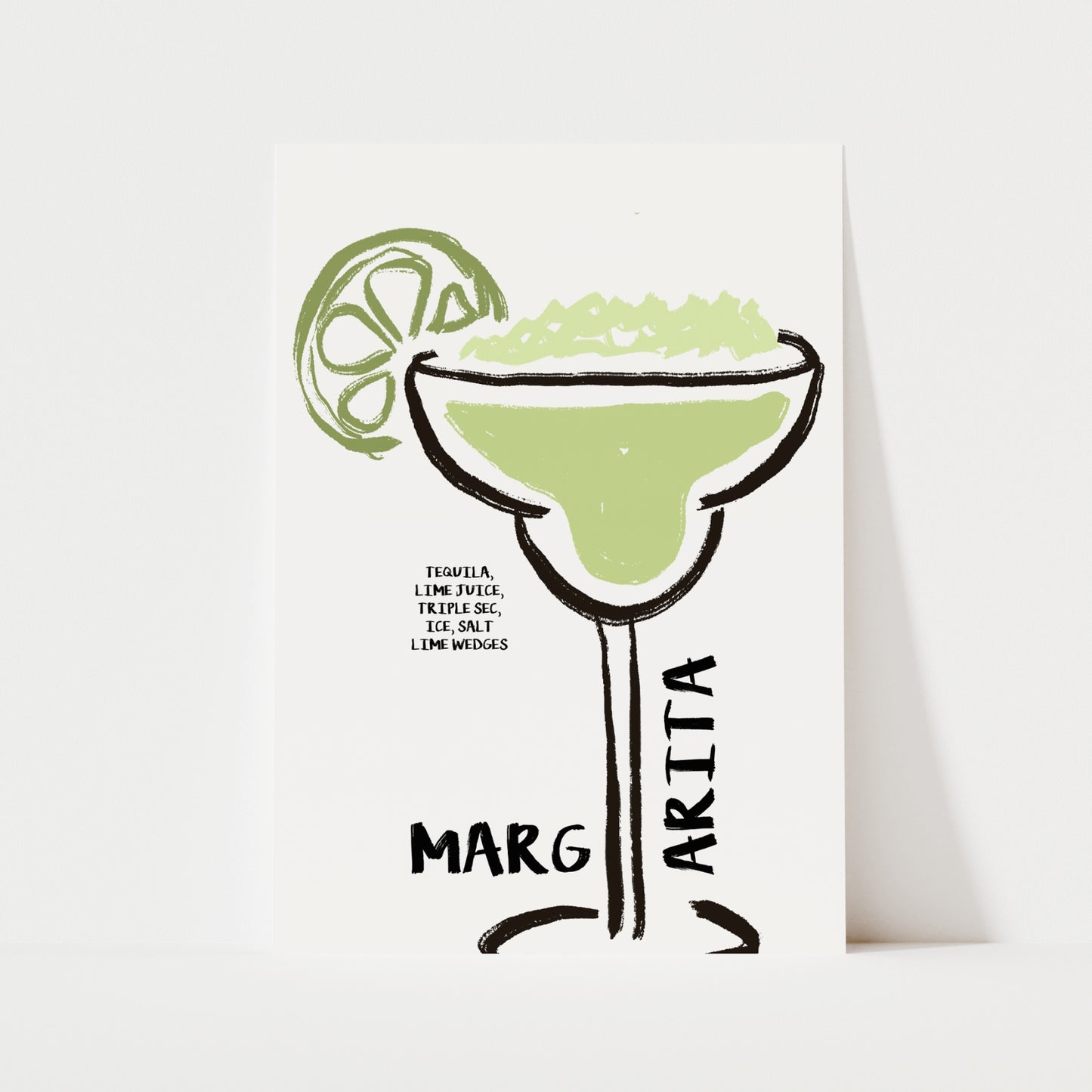 Margarita Whimsical Print | Cocktails