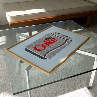 Diet Coke Glitter Print | 4 Colours | Funky