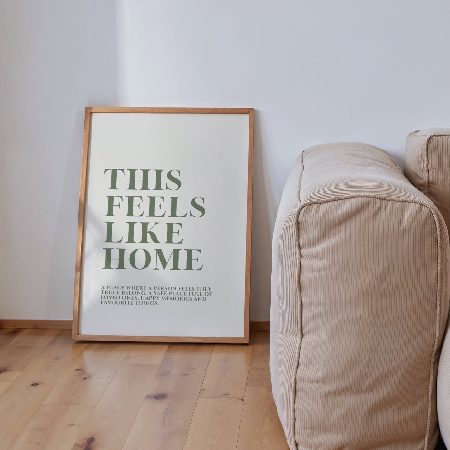 This Feels Like Home Print | 2 Colours | Typography