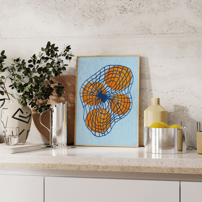 Bag Of Oranges Print | 2 Colours | Kitchen