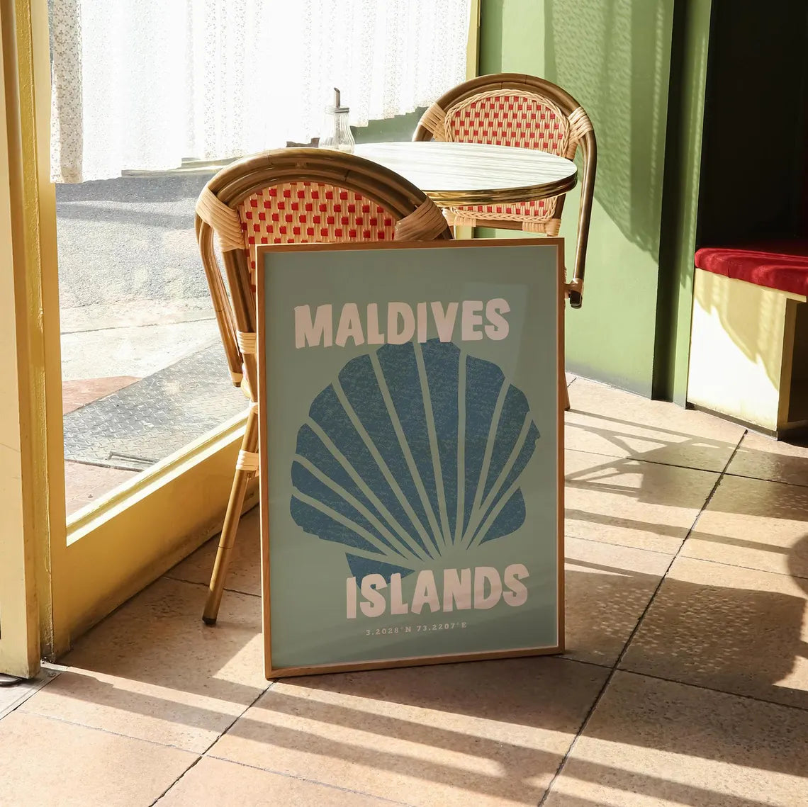 Maldives Islands Print | 3 Colours | Travel