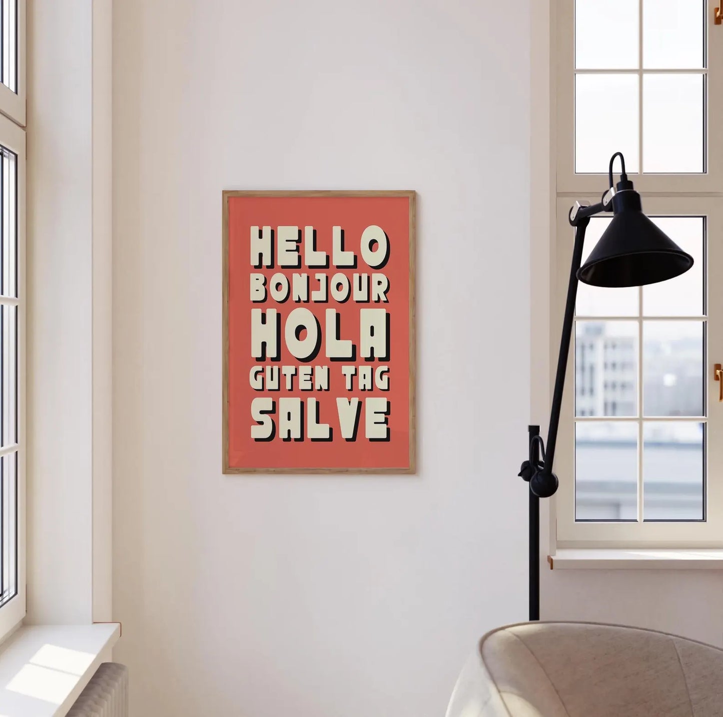 Hello Print | 6 Colours | Typography