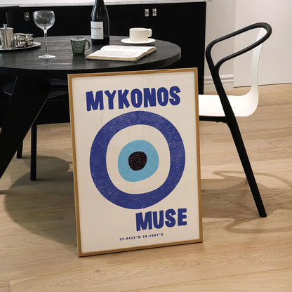 Mykonos Muse Print | 3 Colours | Travel