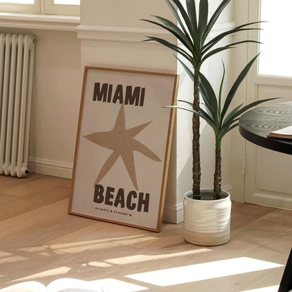 Miami Beach Print | 3 Colours | Travel