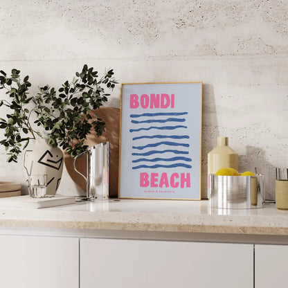 Bondi Beach Print | 3 Colours | Travel