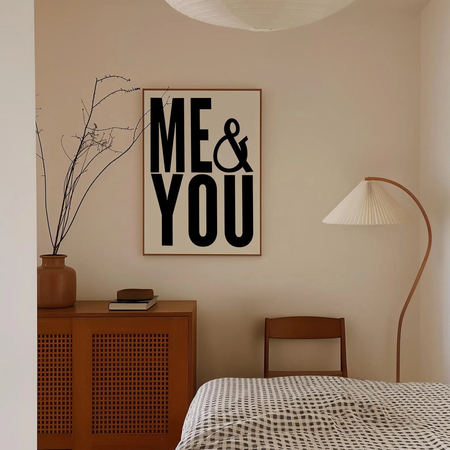 ME & YOU Print | 3 Colours | Typography