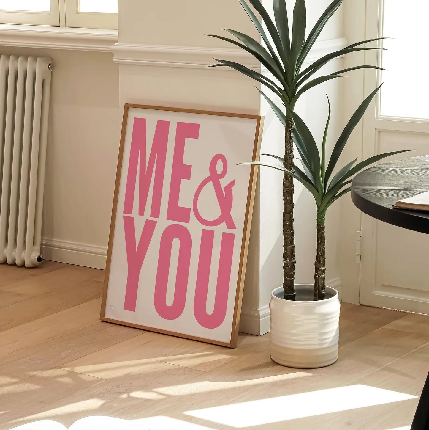 ME & YOU Print | 3 Colours | Typography