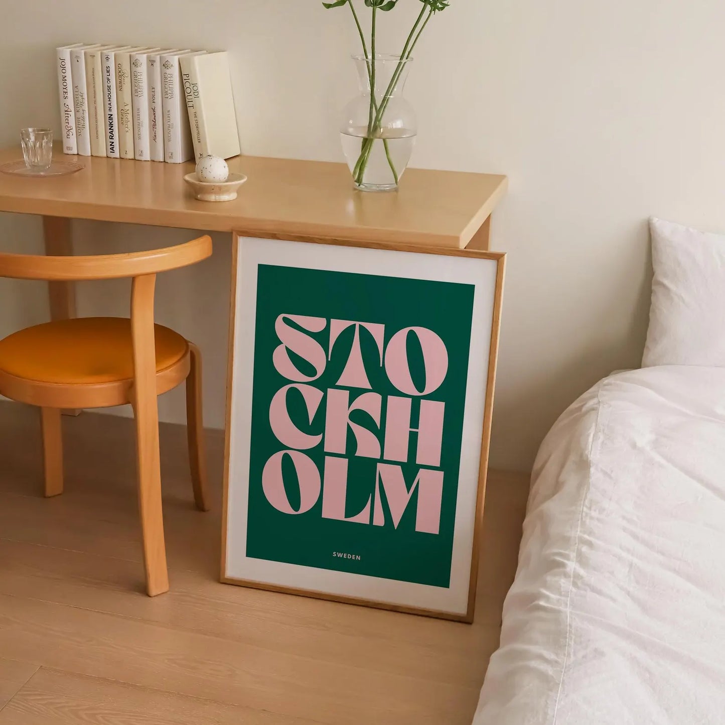 Stockholm Typography Print | 4 Colours | Travel