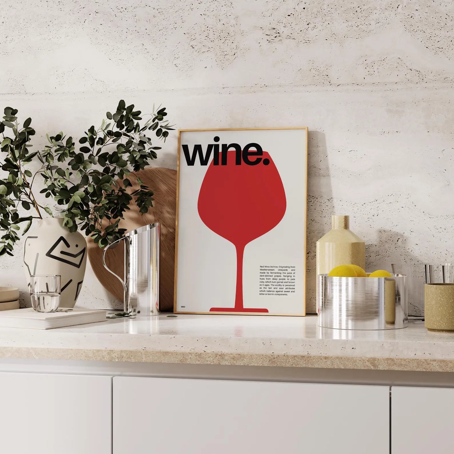 Wine Print | Kitchen