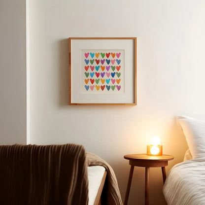 Hearts Abstract Print | 3 Colours | Funky