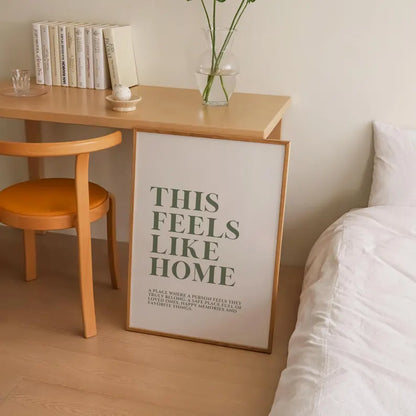 This Feels Like Home Print | 2 Colours | Typography