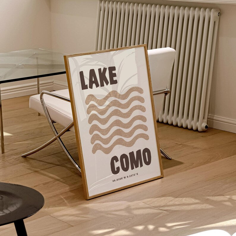 Lake Como Print | 3 Colours | Travel