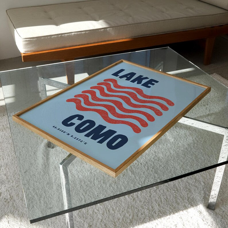 Lake Como Print | 3 Colours | Travel