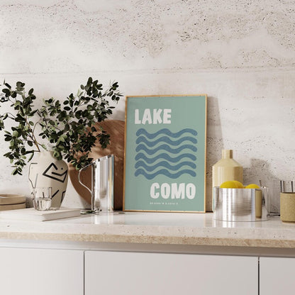 Lake Como Print | 3 Colours | Travel