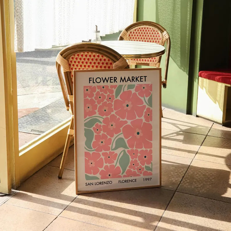 Florence San Lorenzo Flower Market Print | Flower Markets