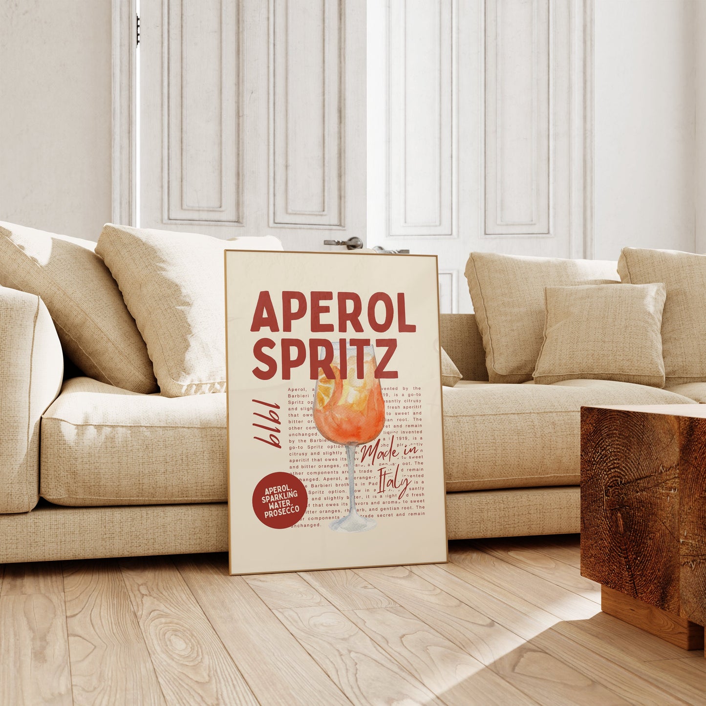 Aperol Spritz Retro Print | Clearance