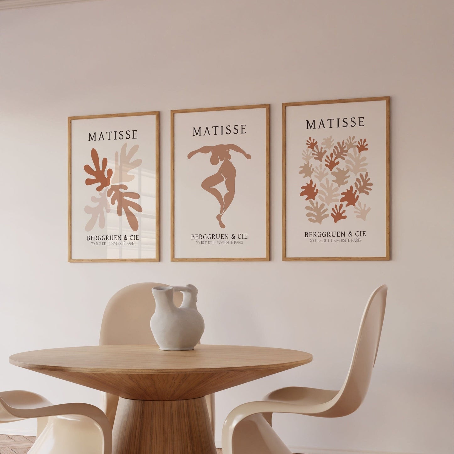 Matisse Neutral Abstract Print | Set of 3 | Inspired By