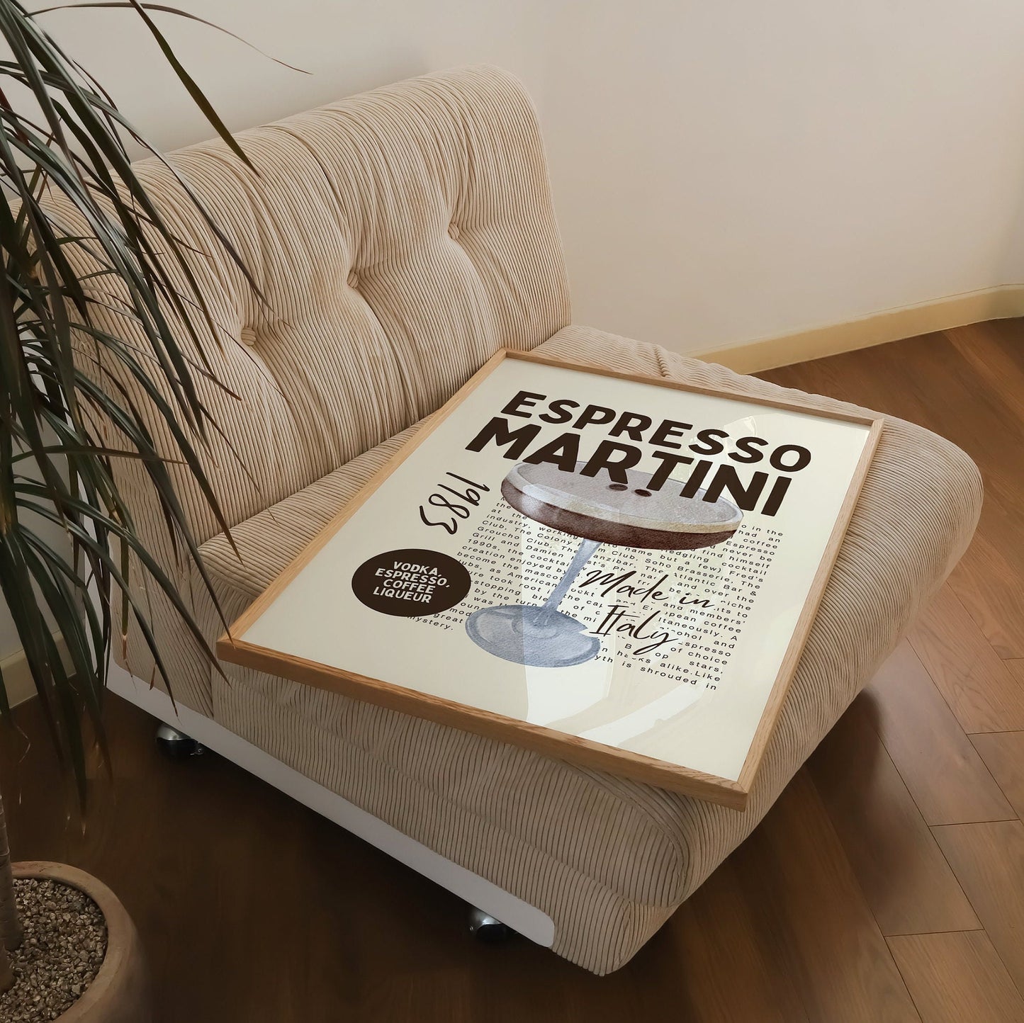 Espresso Martini Retro Print | Clearance