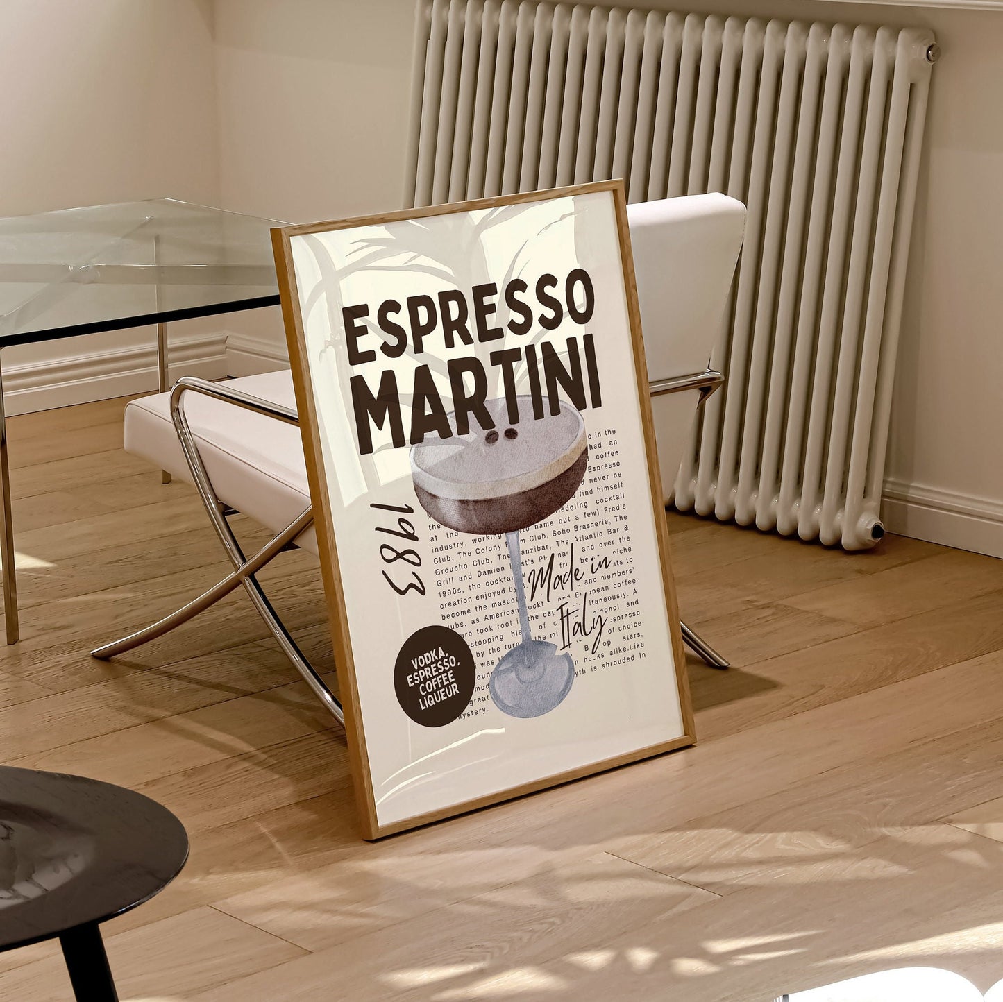 Espresso Martini Retro Print | Clearance