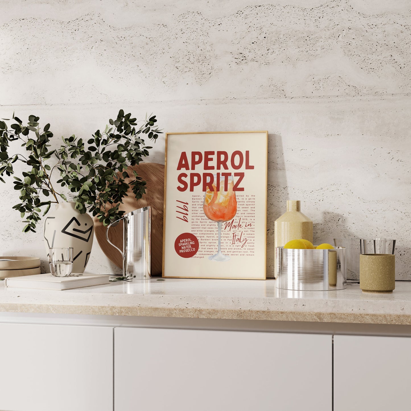 Aperol Spritz Retro Print | Clearance