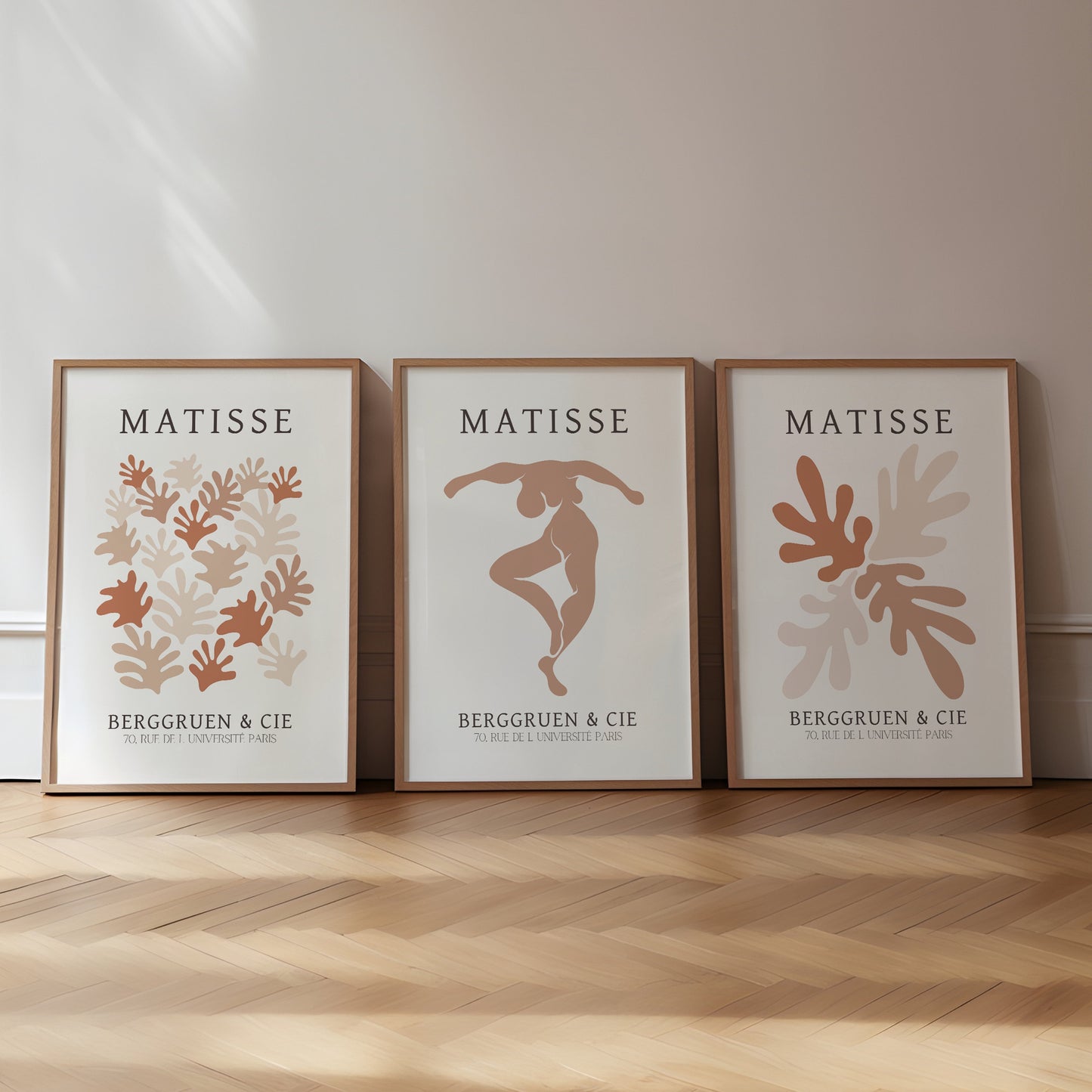 Matisse Neutral Abstract Print | Set of 3 | Inspired By