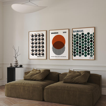 Bauhaus Abstract Prints | Set of 3 | Inspired By