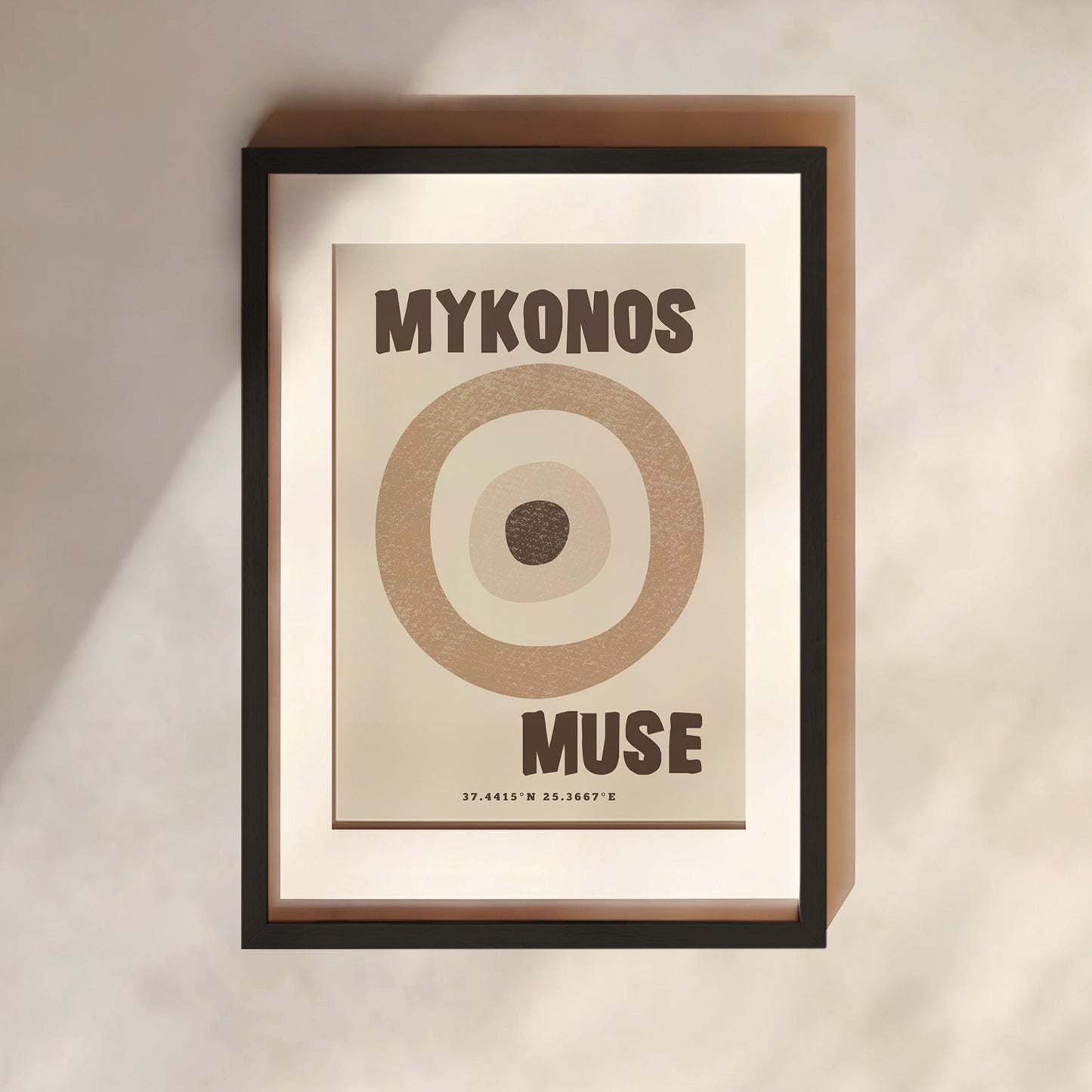 Mykonos Muse Print | 3 Colours | Travel