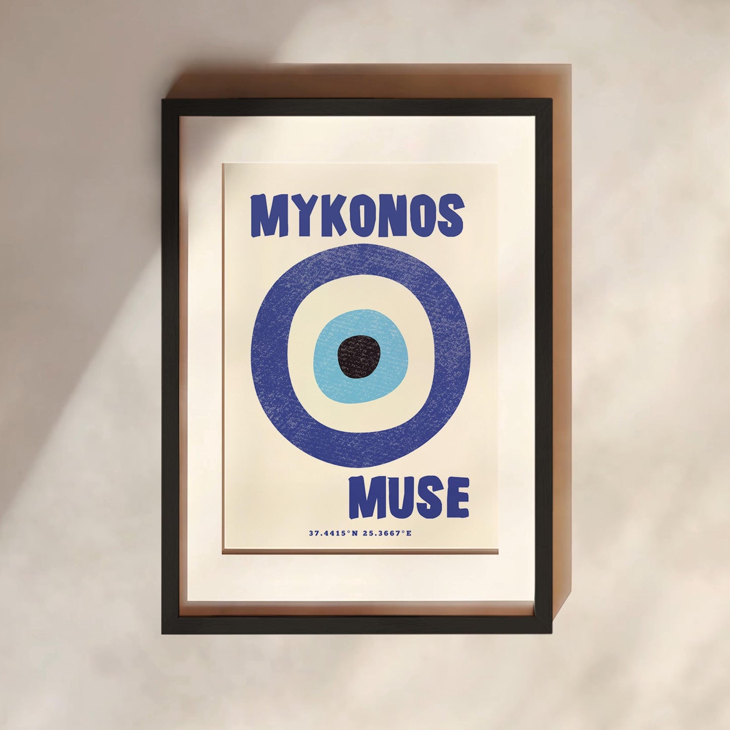 Mykonos Muse Print | 3 Colours | Travel