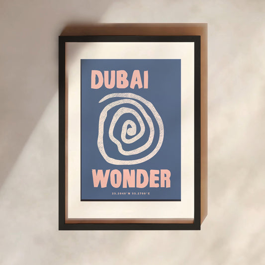 Dubai Wonder Print | 3 Colours | Travel