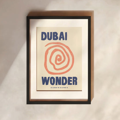 Dubai Wonder Print | 3 Colours | Travel