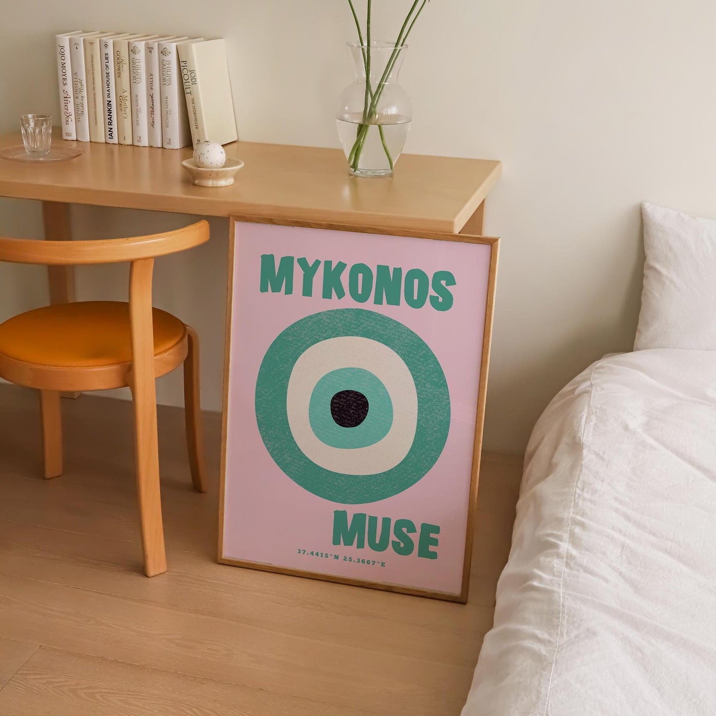 Mykonos Muse Print | 3 Colours | Travel