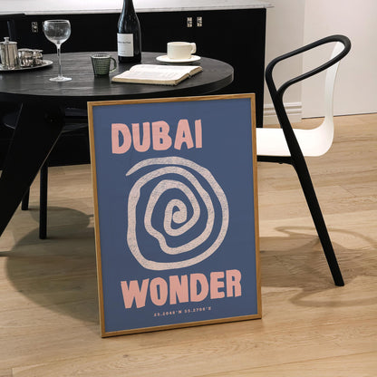 Dubai Wonder Print | 3 Colours | Travel