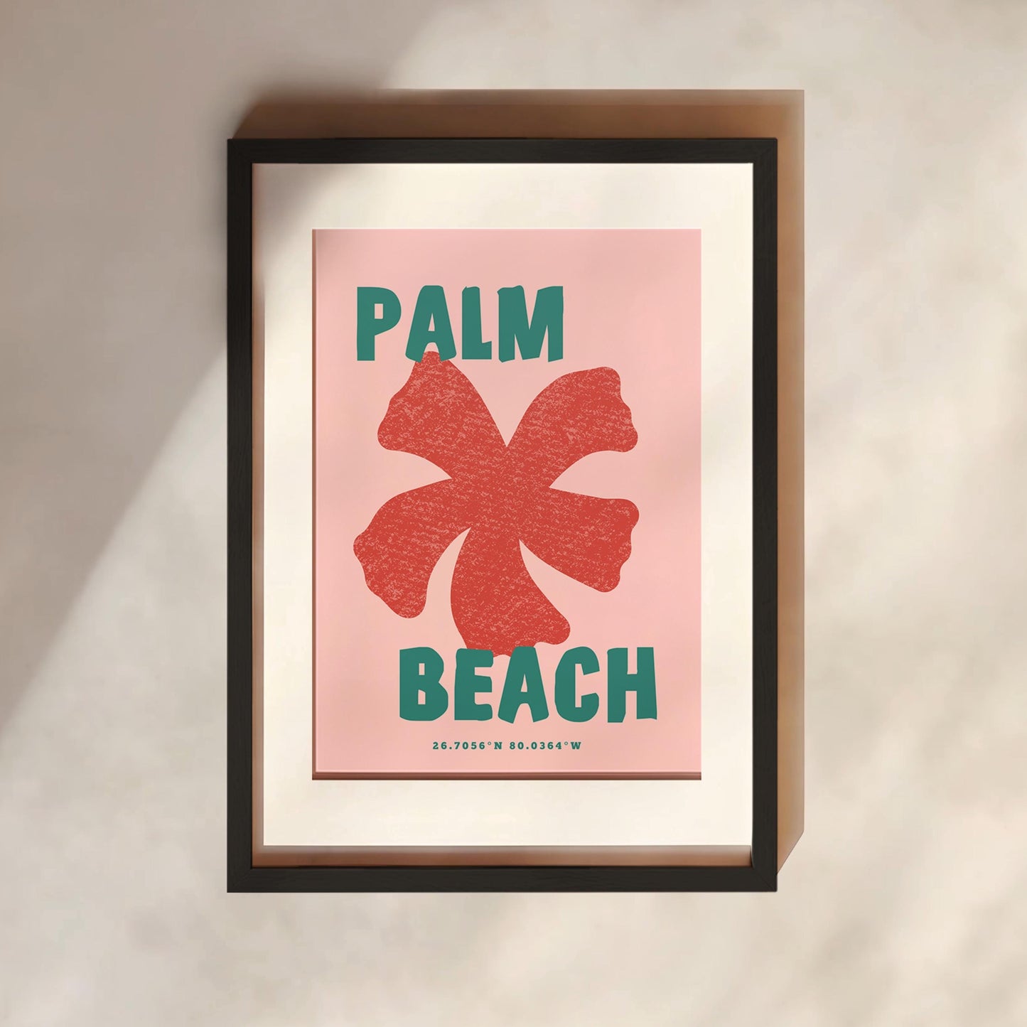 Palm Beach Print | 3 Colours | Travel