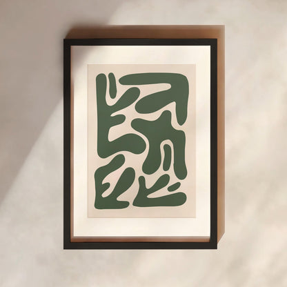 Green Abstract Print | Funky