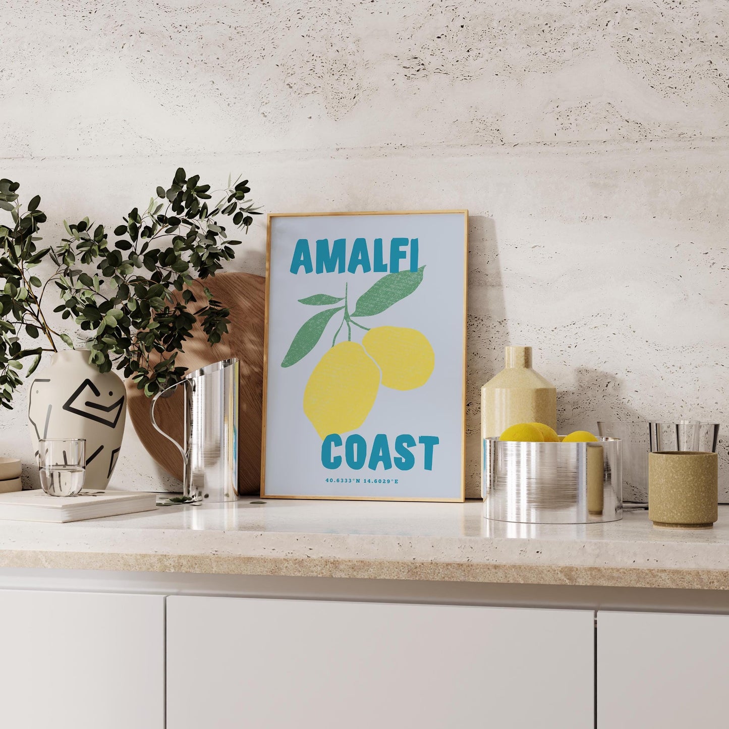 Amalfi Coast Print | 3 Colours | Travel