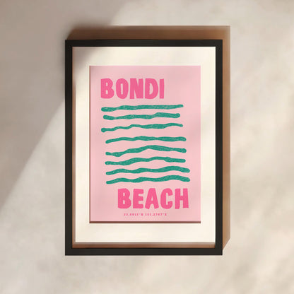 Bondi Beach Print | 3 Colours | Travel