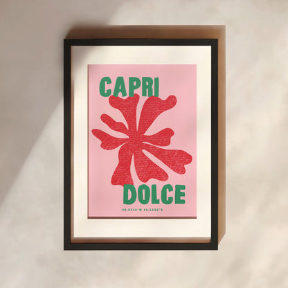 Capri Dolce Print | 3 Colours | Travel